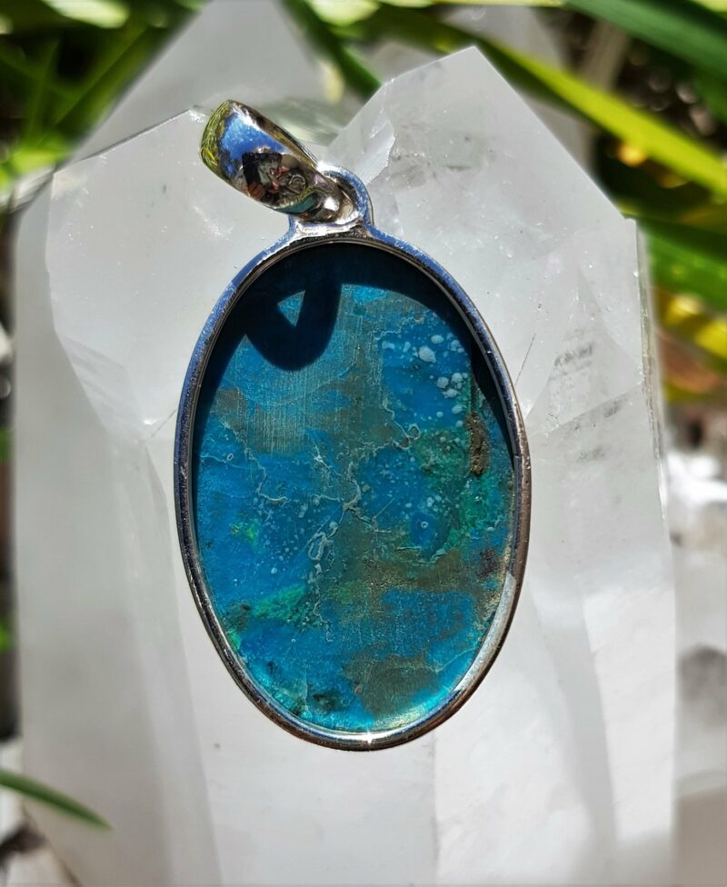 Classic Chrysocolla, align with the divine.