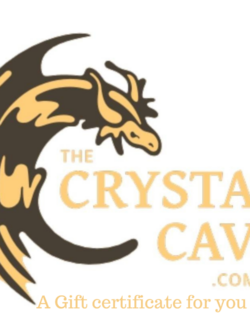 The crystal cave gift certificate.