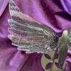 Rainbow Fluorite Angel with Wings on Stand