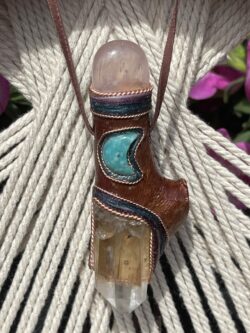 A protective talisman of love to be worn for clarity, psychic protection and self love.