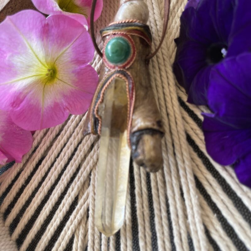 Divine Connection- A talisman of hope and strength. Wear it daily to assist you and protect you with magic and connection.