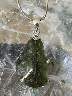 magnificent moldavite moldavite pendant silver moldavite pendant