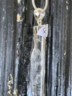 Colombian Lemurian 'Blade of Light' in 925 silver cb5