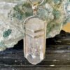 This is Soft Pink Danburite in 925 sterling silver pendant thecrystalcave.com.au
