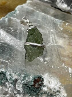 This is magnificent moldavite silver pendant thecrysalcave.com.au