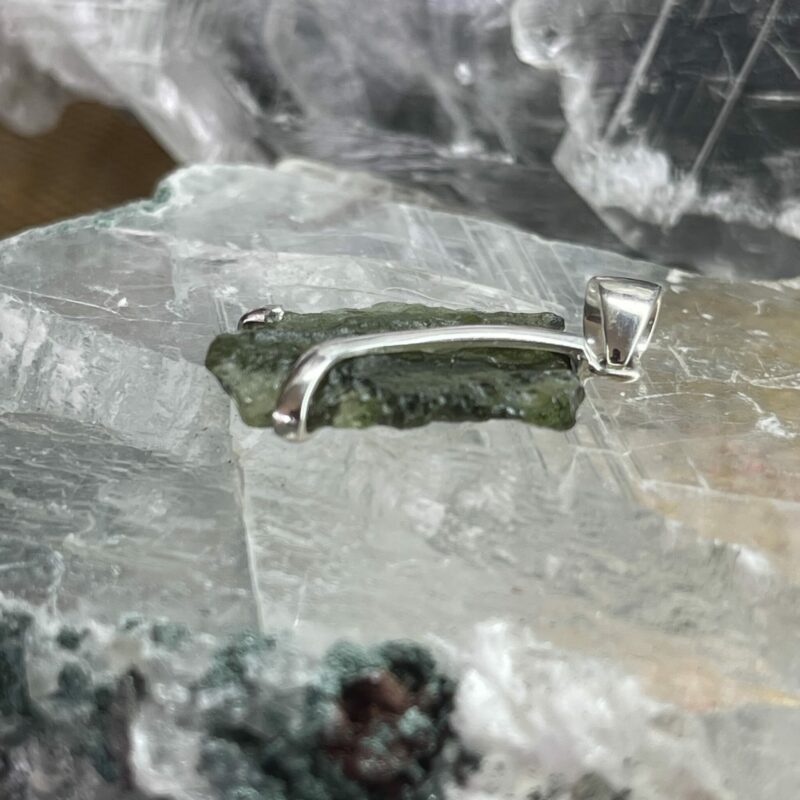 This is magnificent moldavite silver pendant thecrysalcave.com.au