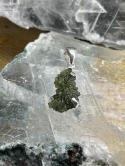 This is magnificent moldavite silver pendant thecrysalcave.com.au