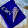 Amethyst with Chakra Stones Pendulum thecrystalcave.com.au