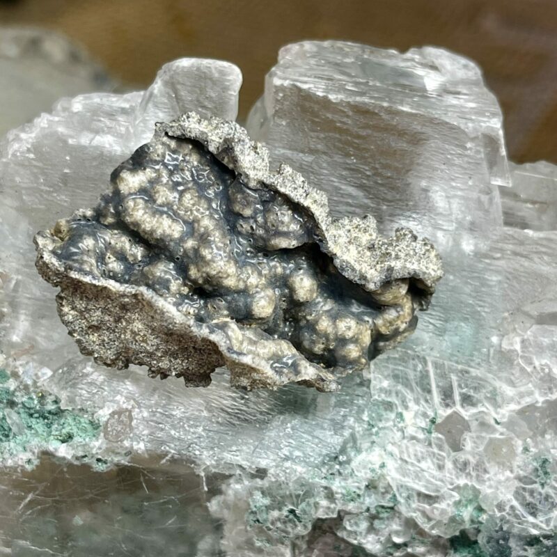 Fulgarite speciment formed when lighting hits sand thecrystalcave.com.au
