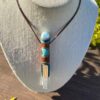 This is talisman of superb clarity with larimar and mazonite together with blade of light quartz point