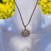 This is beautiful double heart infinity necklace
