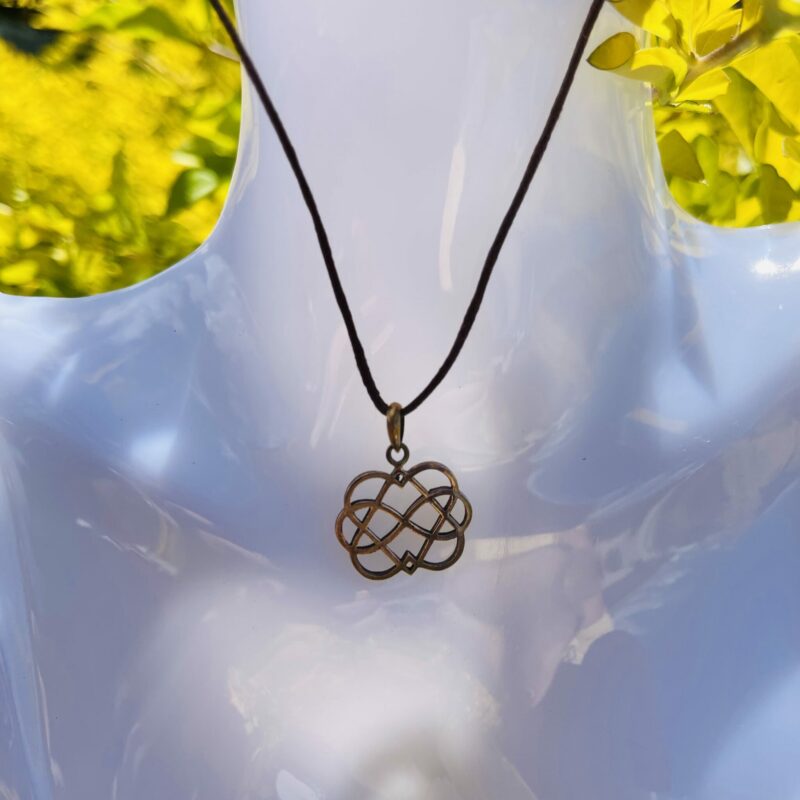 This is beautiful double heart infinity necklace