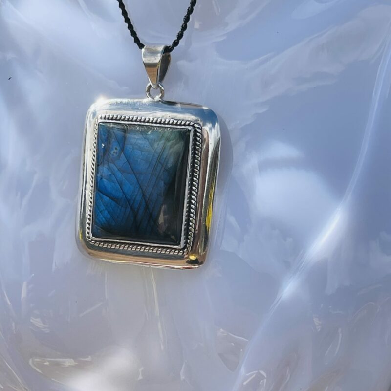 This is Labradorite protective pendant