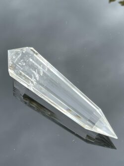 This is true Vogel 13 sided clear quartz lemurian wand
