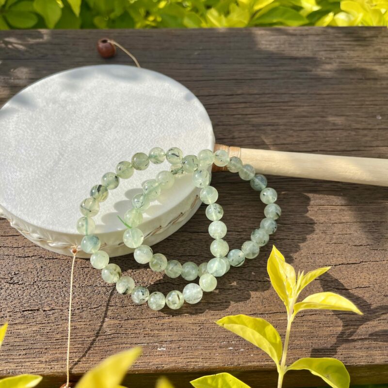 This is Prehnite Bracelet of Serenity and Healing