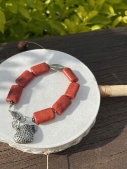 This is the Red Coral Bracelet of Vitality and Protection