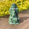 This is Two Sided Ruby Zoisite Peaceful Buddha
