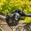 This is Magician Creed Talking Stick with rainbow hematite and mystical rainbow smokey sphere