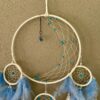 Feather and Howlite Blue Dreamcatcher