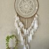 Beautiful Doily Feathers Dreamcatcher