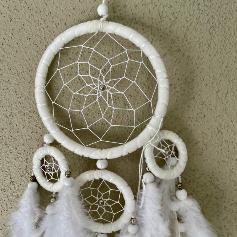 Cute White Dreamcatcher with Shells