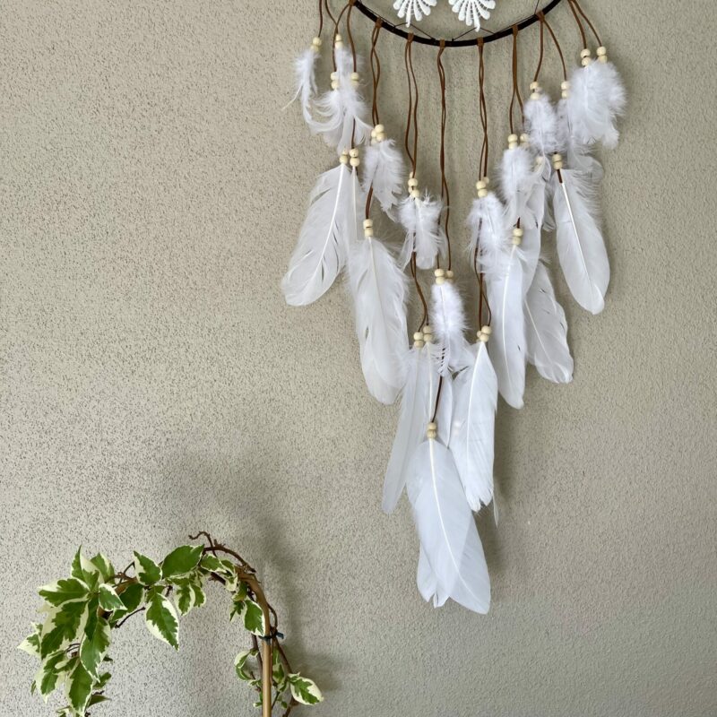 Beautiful Flower Feather Dreamcatcher