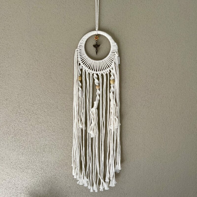 This is Angel Macrame Dream Catcher