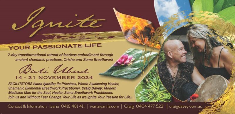 Bali retreat with Craig and Ivana November 2024