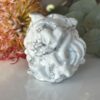 White Howlite Medusa Head Carving