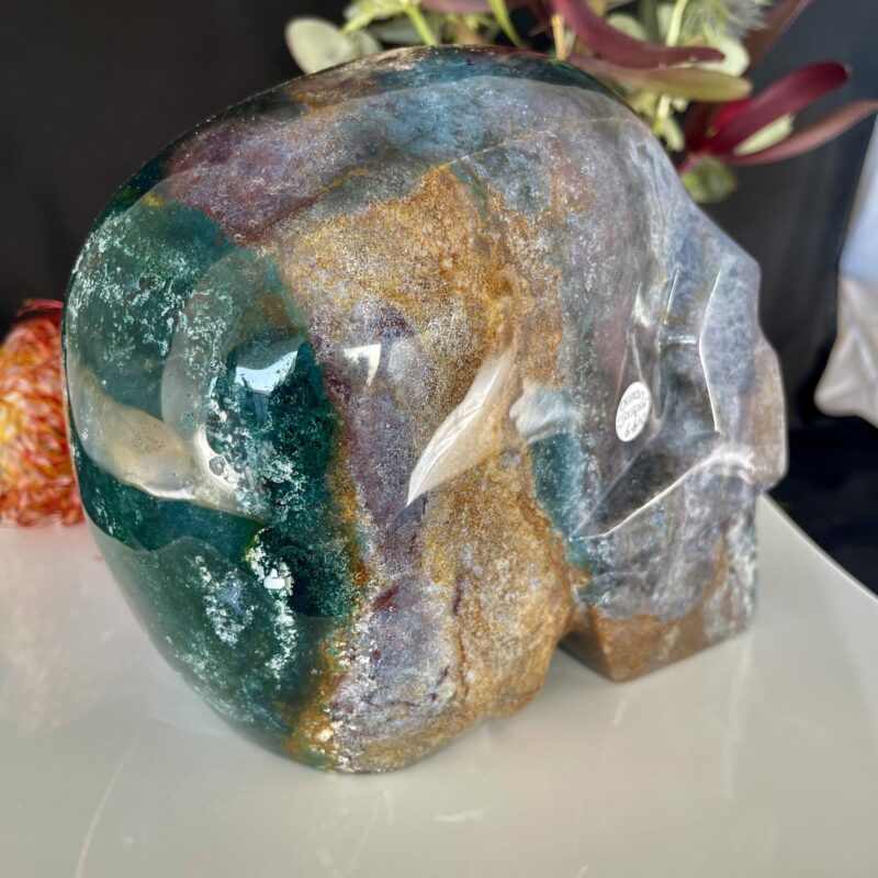 Breathtaking Ocean Jasper Skull 6.6kg