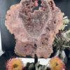 Magnificent Pink Amethyst Druzy Round Plate