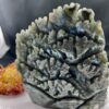 Labradorite Underwater Odyssey - A Magical Carving of Oceanic Wonder