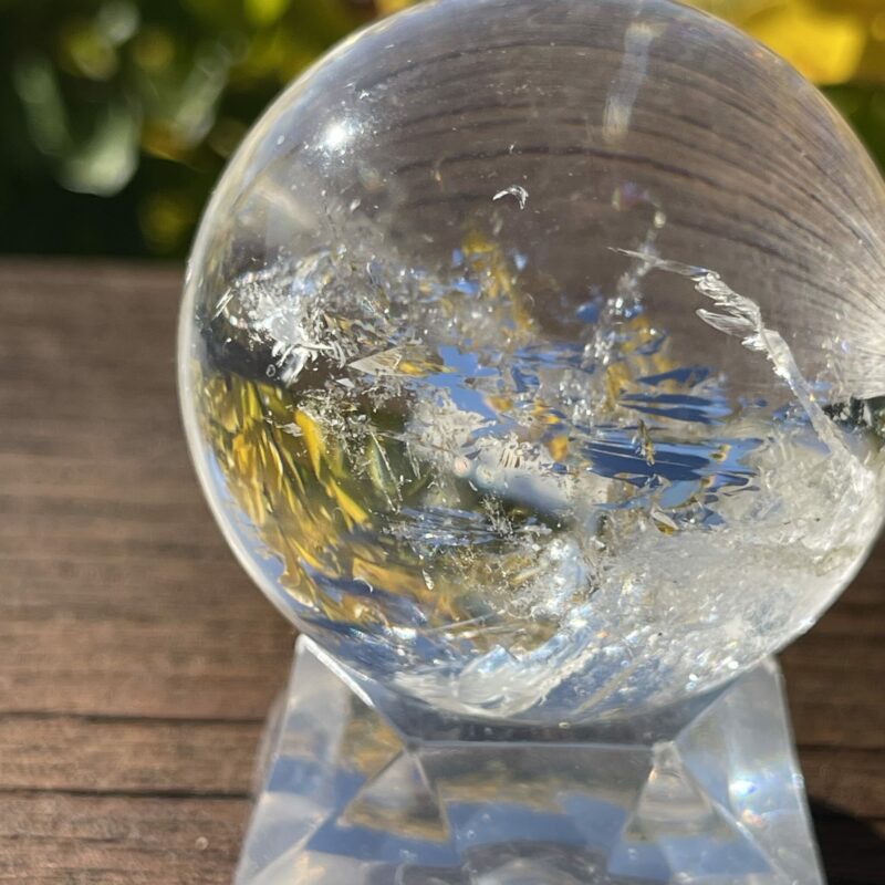 Gorgeous Clear Quartz Sphere