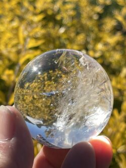 Gorgeous Clear Quartz Sphere
