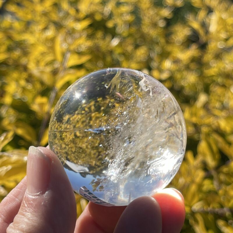 Gorgeous Clear Quartz Sphere