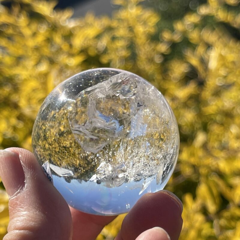 Gorgeous Clear Quartz Sphere