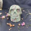 This is Ruby Zoisite Skull of Peaceful Love