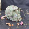 This is Ruby Zoisite Skull of Peaceful Love