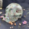 This is Ruby Zoisite Skull of Peaceful Love