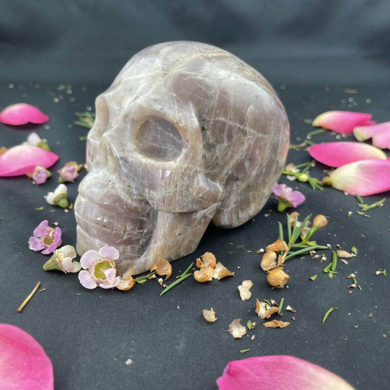 This isLarge Blue Moonstone Skull of Serenity