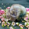 This isLarge Ocean Jasper Skull of Sea Wonders