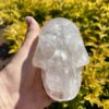 This is clear quartz large skull of illumination