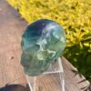 This is Gorgeous Large Rainbow Fluorite Skull