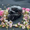 This is Large Black Tourmaline Skull of Protection