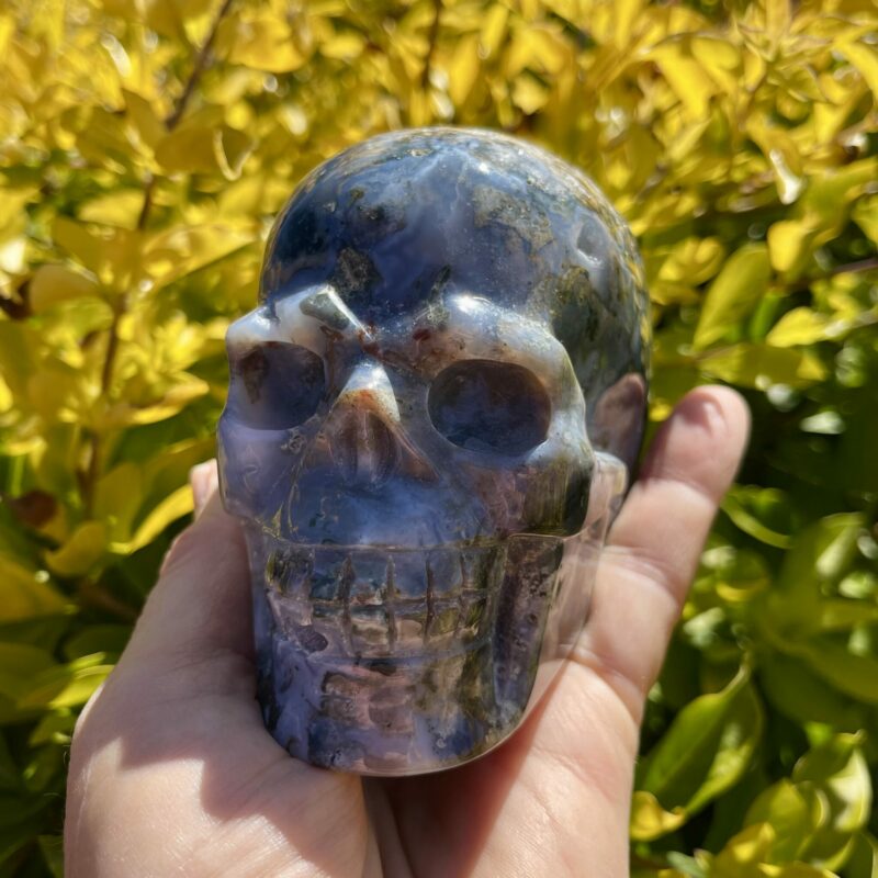 this is gorgeous Ocean Jasper Skull of Harmony