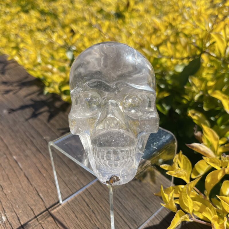 This is Water-Clear Clear Quartz Skull of Clarity