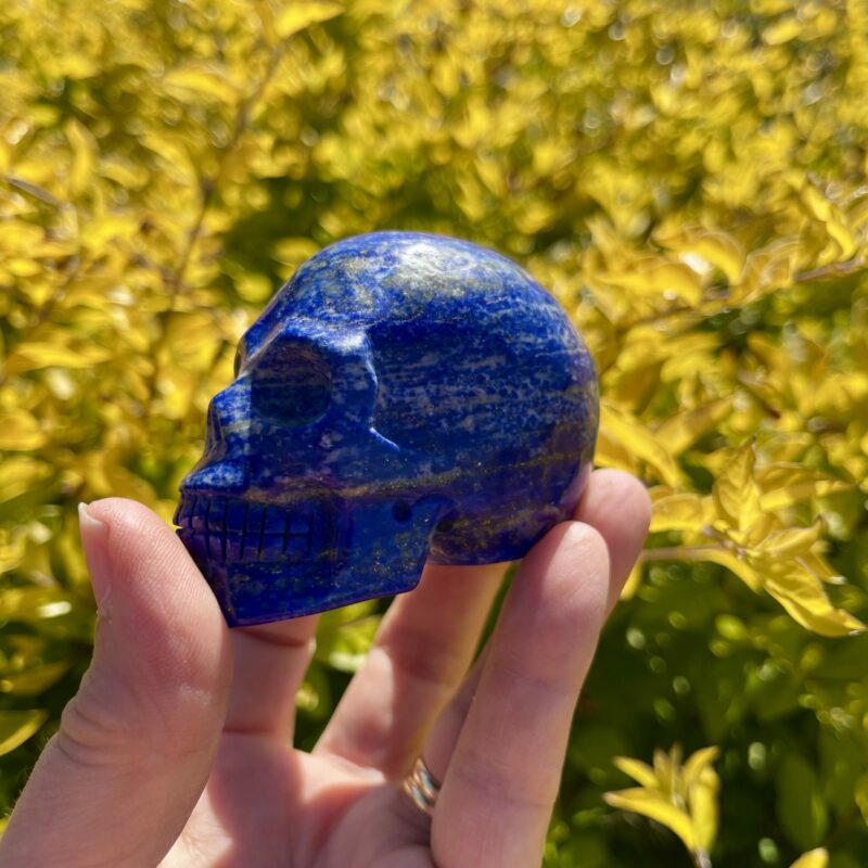 This is Lapis Lazuli Skull of Inner Wisdom