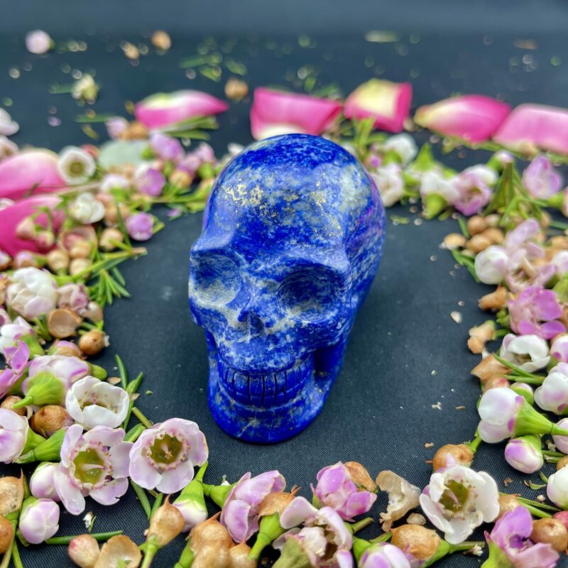 This is Lapis Lazuli Skull of Inner Wisdom