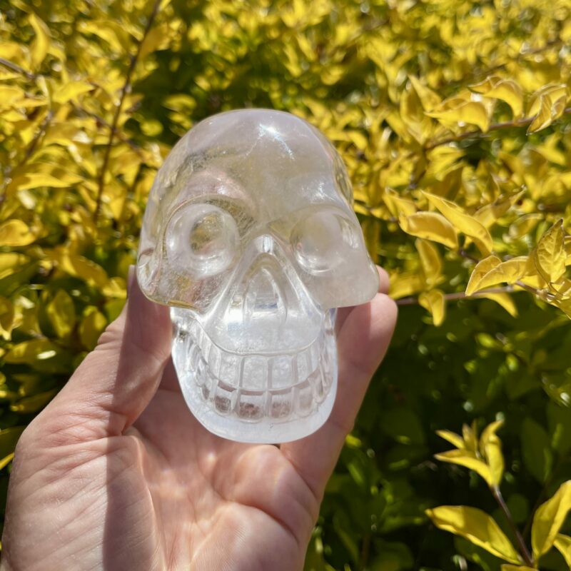 This is Clear Quartz Skull of Purity