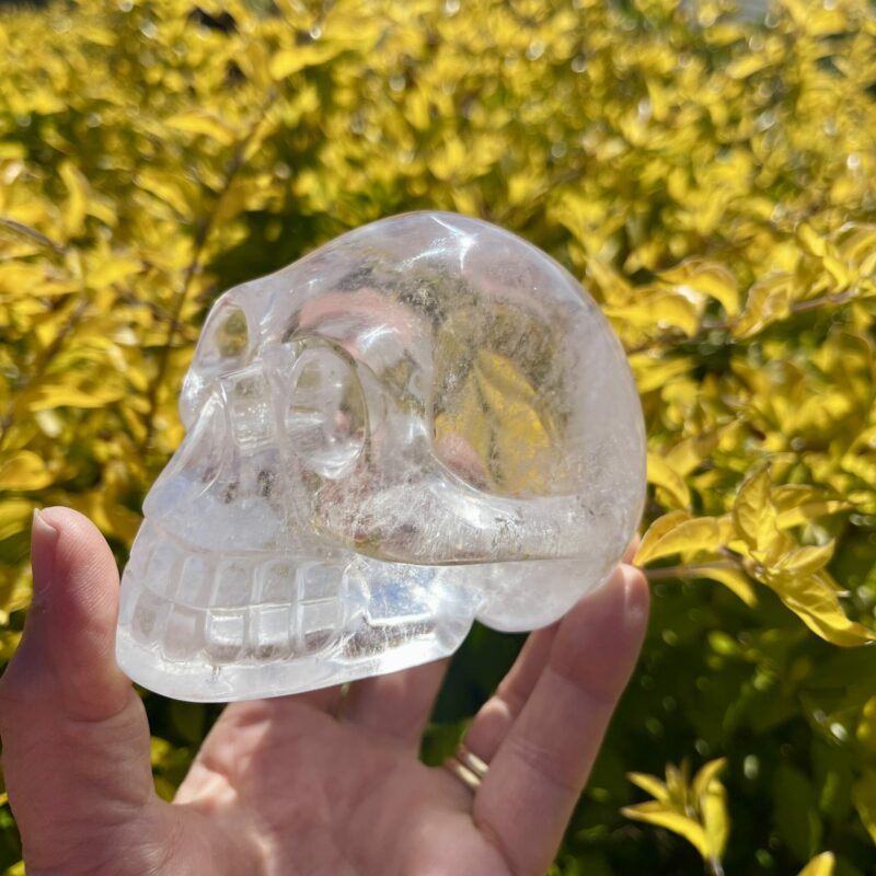 This is Clear Quartz Skull of Purity